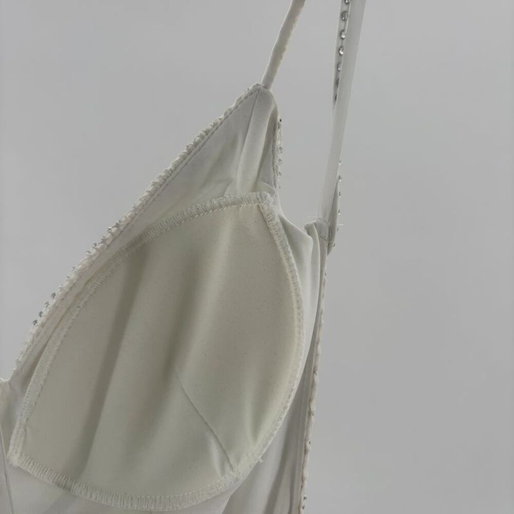 Jovani Solid Net Gown - Picture 6 of 7